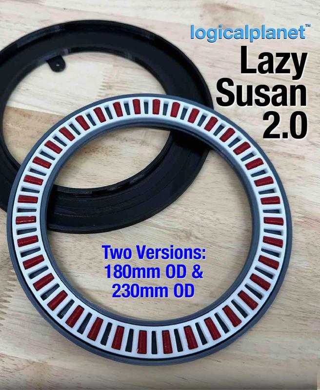 Lazy Susan Mechanism 2.0 (Conical Bearings)