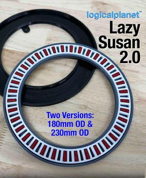 Lazy Susan Mechanism 2.0 (Conical Bearings)