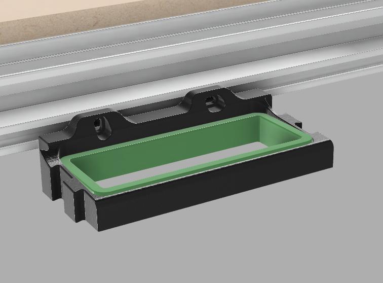 Linkable Mini Waste Bag Holder - MFT-3, Skadis and wall mount
