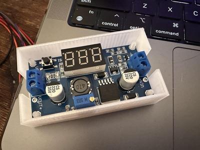 LM2596 DC-DC Buck Converter Adjustable Power Supply Step Down Module case/tray/mount