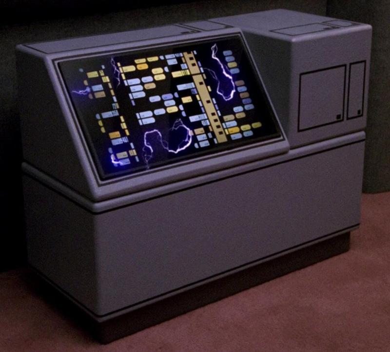 Engineering Computer Console- Star Trek TNG