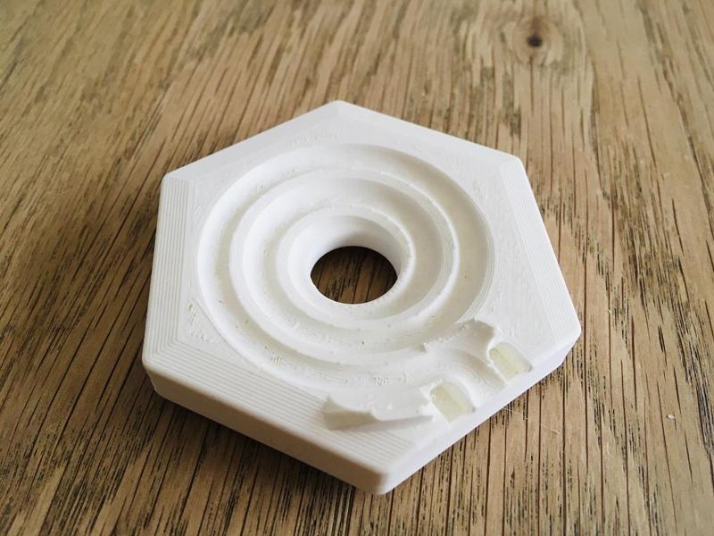 spiral for a marble run
