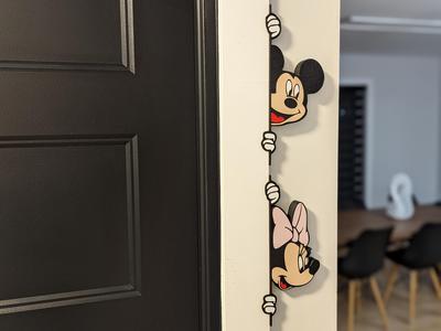 Mickey & Minnie Mouse Side Door Decoration