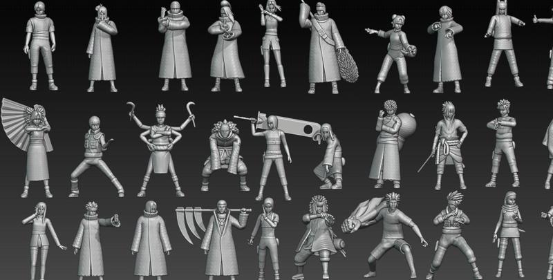 Mega Pack of Miniatures - Naruto