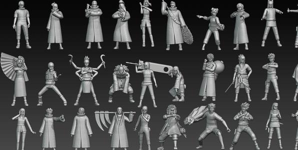 Mega Pack of Miniatures - Naruto