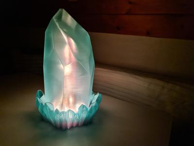 Kristalllampe /Crystal lamp