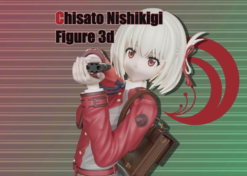Chisato Nishikigi figure 3d