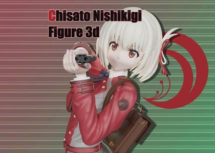 Chisato Nishikigi figure 3d