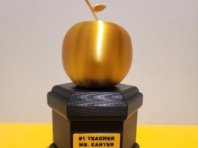 Teacher Appreciation Trophy (customizable w/o AMS)