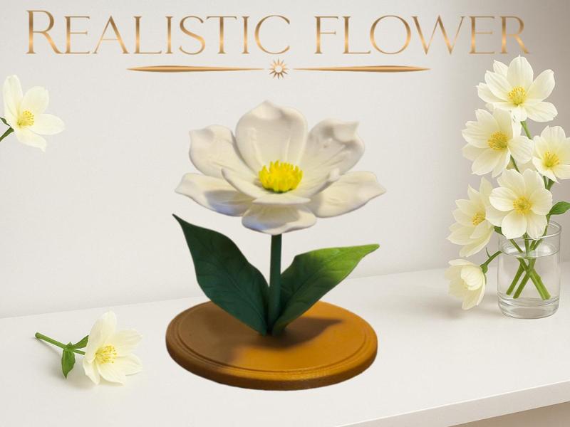 Realistic Flower  decoration