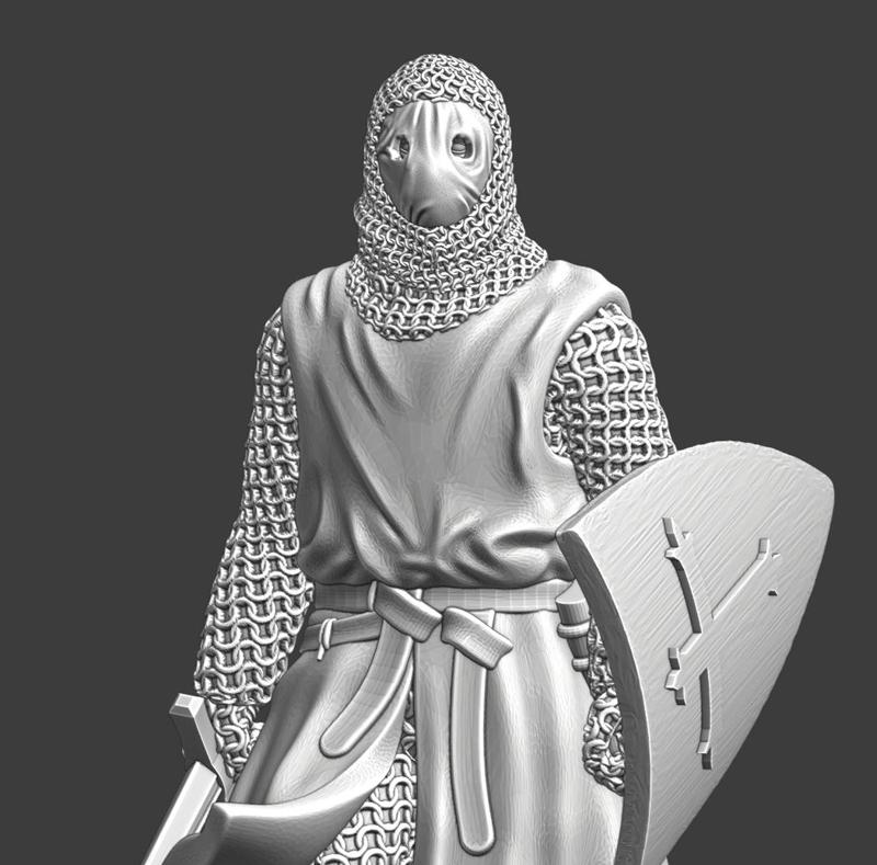 Medieval Knight of The Lazarus Order - Leper knights