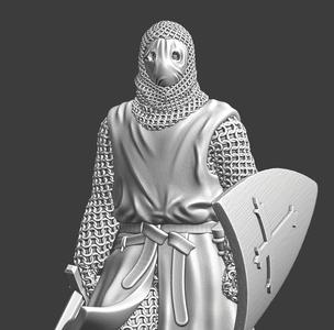 Medieval Knight of The Lazarus Order - Leper knights