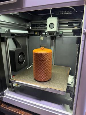 Knurled Container