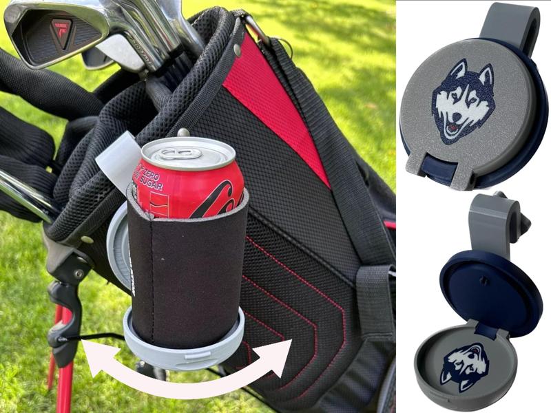 Zero Gravity U Conn Folding Drink Holder Golf