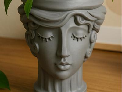 Decorative plant pot Aphrodite model