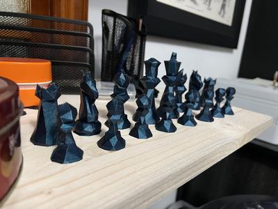 Low Poly Chess Set