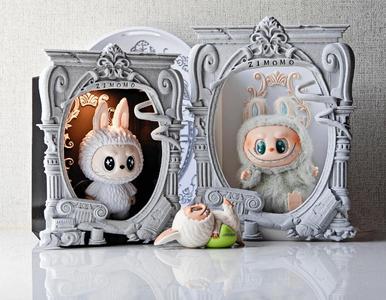 Exquisite! Labubu ZIMOMO Archangel 3D Photo Frame [Illuminated]