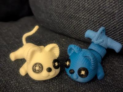 Knitted Flexi Cat