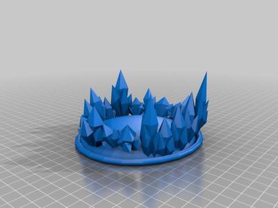 Crystal Ring Base for Miniatures