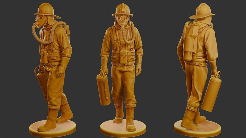Czechoslovakian firefighter 90s 002