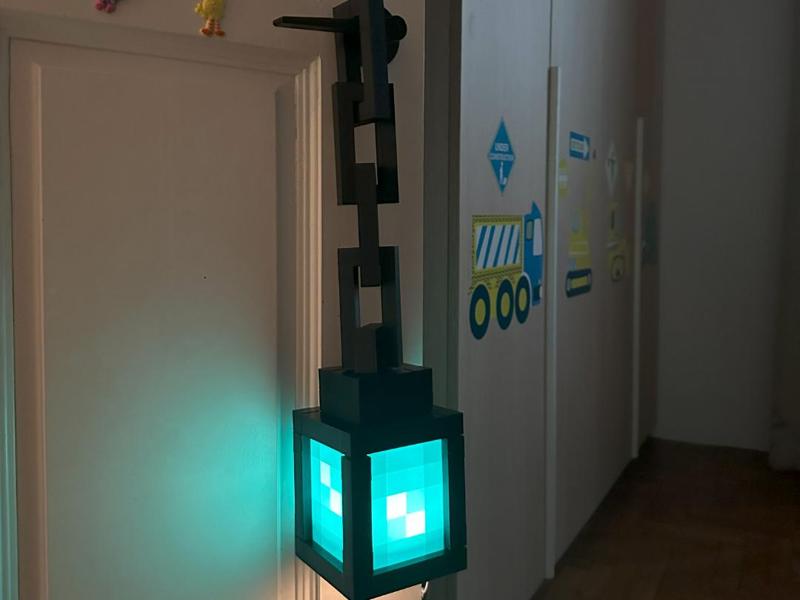 Mincraft Lantern Chain - no glue needed!