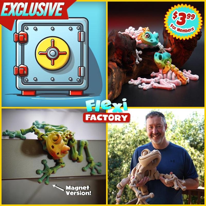 Exclusive: Flexi Factory Skeleton Frog