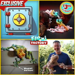 Exclusive: Flexi Factory Skeleton Frog