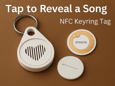 Tap to Reveal a Song – NFC Keyring Tag