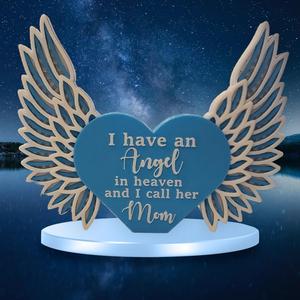 Customizable Angel Wings Memorial