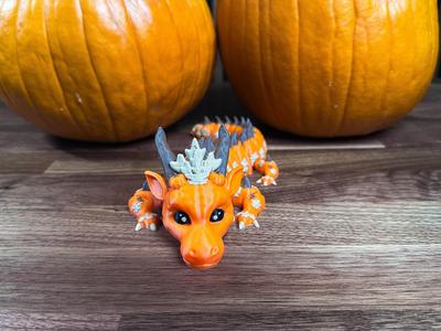 Articulated Halloween Dragon - By Vixvvo3D