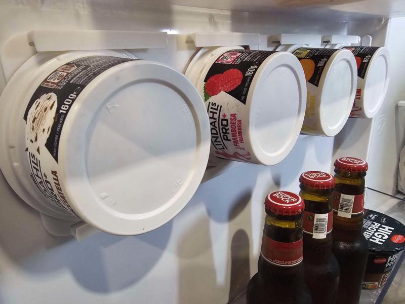 Yogurt Storage / Dispenser for fridger space saving 