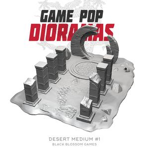 DRM002 Desert M1 Diorama :: Game Pop Dioramas :: Black Blossom Games