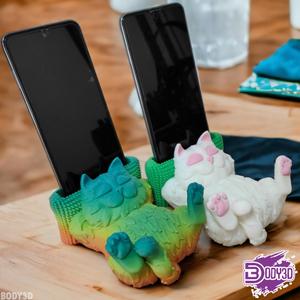 Sleeping Cat Phone Holder