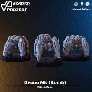 Bomb, Burst, Grenade Drone Set (Normal/Heavy Legs)