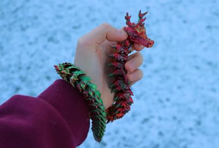 Articulated Christmas Dragon