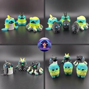 Squatchlings in Costumes - Chibi Cryptids