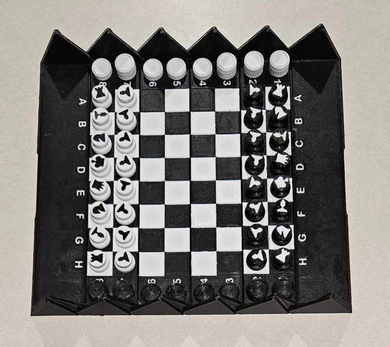 Roll-up Chess/Checker - magnetic