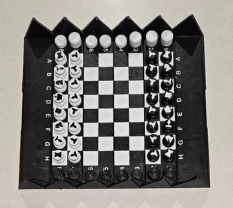 Roll-up Chess/Checker - magnetic