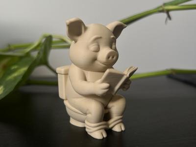 Toilet Pig - Figurine