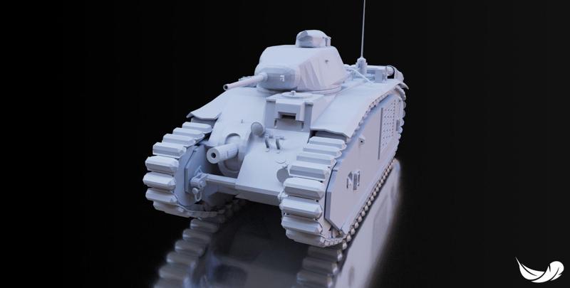 B1 TANK - 1-35 - 1-50 - 1-72