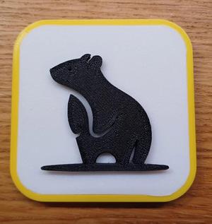 Fridge Magnet - Wombat   