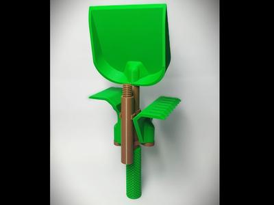 Modular Garden Tools for Kids - Fully Printable!