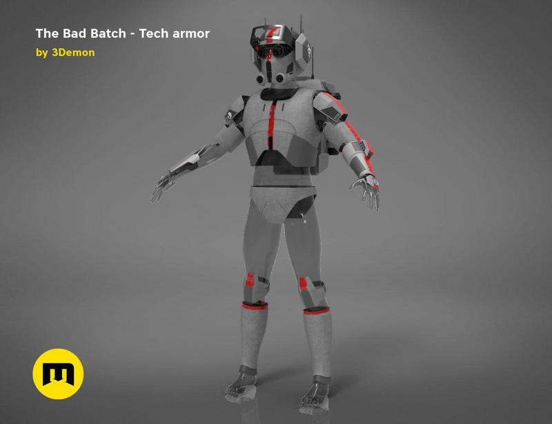 The Bad Batch Tech armor