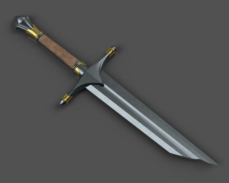 Acharn - Dirhael sword - Shadow of Mordor - 3D Printable