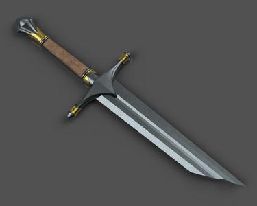 Acharn - Dirhael sword - Shadow of Mordor - 3D Printable