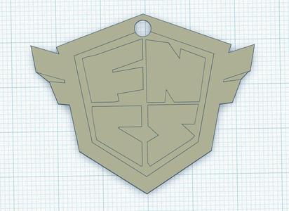 Fortnite FNCS Keychain   