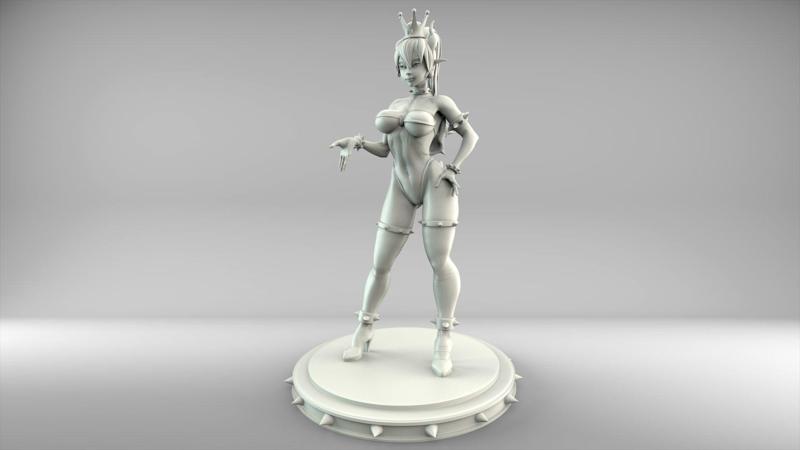 Bowsette Statue