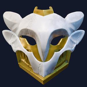 Arcane Ekko Firelight Leader Mask