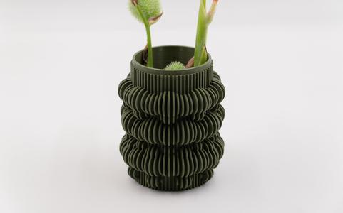 Bubble vase 04 | STL file | Planter & Pen stand model