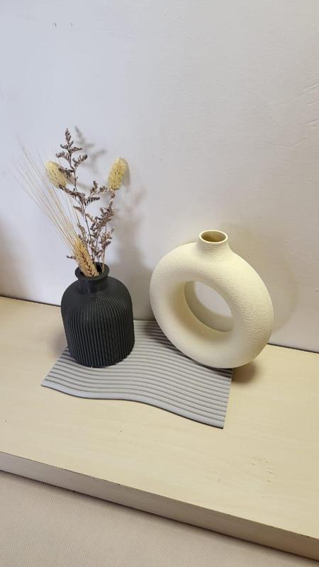 DECORATION SET: OLA TRAY - VASE - DONA VASE